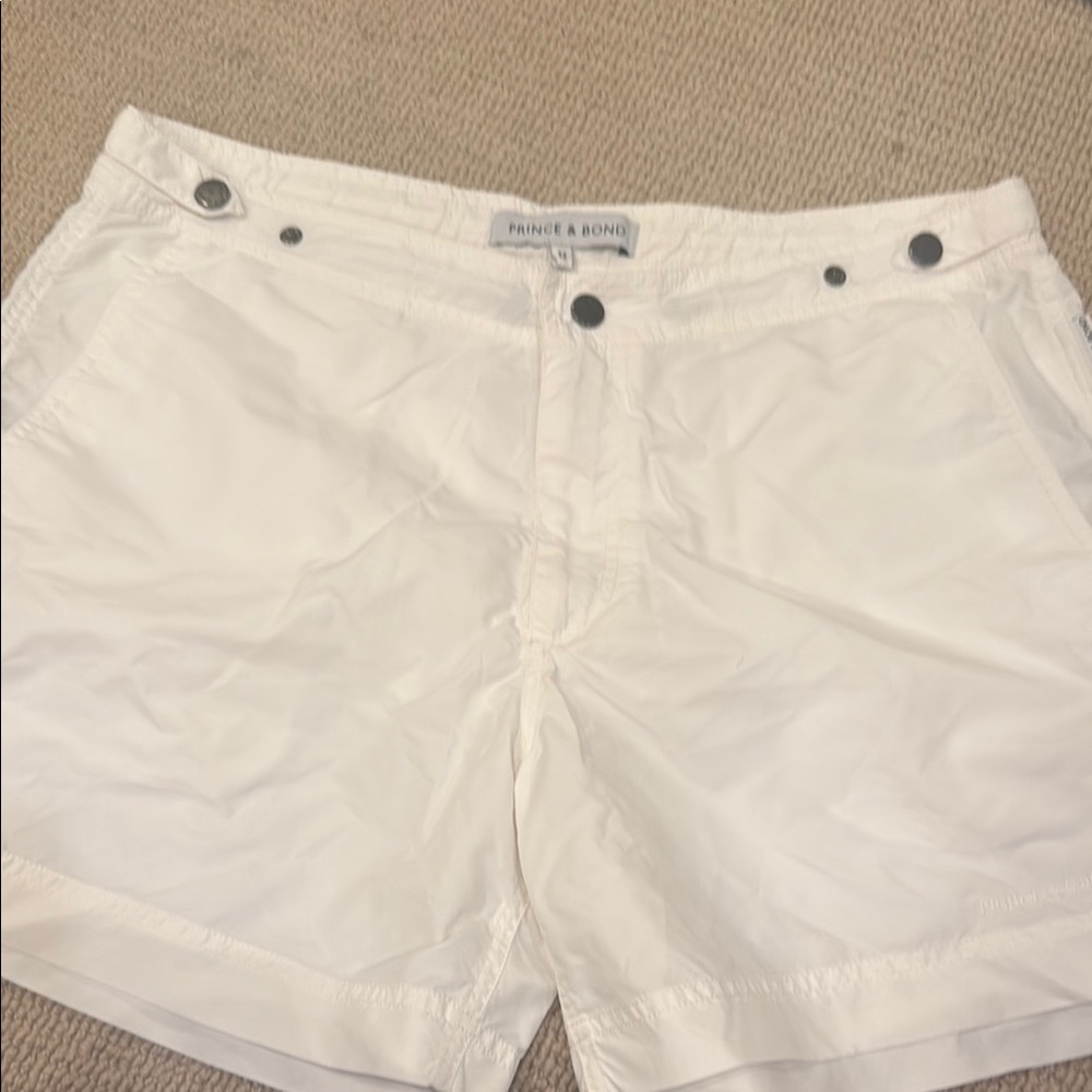 Men's White swim Shorts